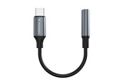 Kabel audio - Wozinsky WACM-01 USB-C Adapter - Mini Jack 3.5mm - Black - 5907769378928