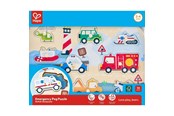 Interaktywne zabawki (Arduino itp.) - Hape Emergency Vehicles Peg Puzzle - E1457K