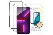 Telefon - szkło ochronne - Wozinsky Set of 2  Full Glue Tempered Glass for iPhone 17 / 16 Pro - 5907769380136