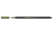 Przybory do pisania i rysowania - STABILO Pen 68 Premium metallic - fibre-tip pen - metallic light green - 68/843