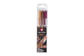 Przybory do pisania i rysowania - Sakura Gelly Roll metallic Set 3 Gel Pens Nature - POXPGBMET3D