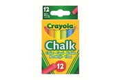 Przybory do pisania i rysowania - Crayola Washable Chalk Coloured 12 Pcs - 0281