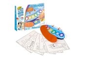 Przybory do pisania i rysowania - Crayola Color Wonder Magic Light Up Brush Bluey - 75-7195