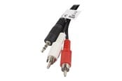 Kabel audio - Lanberg audio cable - 2 m - CA-MJRC-10CC-0025-BK