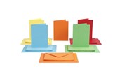 Koperty & Kartony - Creativ Company Cards and Envelopes Various Colors 50 Sets - 23107