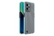 Telefon - Pokrowiec i etui - Hurtel Spring Case for Realme C31 Silicone Cover with Frame Light Blue - 9145576265093