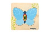 Zabawki drewniane - Beleduc Wooden Layered Puzzle Butterfly - 10139