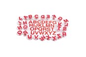 Kreatywne gry - Colorations - Easy Grip Capital Letters Stamps 26 pcs. - CHUPSTMP