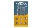 Bateria - Deltaco battery - 10 x CR2032 - Li - CR2032-10B