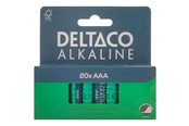 Bateria - Deltaco battery - 20 x AAA / LR03 - Alkaline - LR03-20B