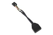 Kabel wyświetlacza - SilverStone - USB internal adapter - 19 pin USB 3.0 header to 9 pin USB header - G11303050-RT