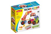 Klocki konstrukcyjne - Quercetti Tecno Jumbo with Storage Box 84pcs. - 06150