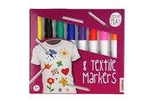 Przybory do pisania i rysowania - Lobbes Textile Markers 8 pcs. - 927007