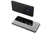 Telefon - Pokrowiec i etui - Hurtel Clear View Case Cover for Oppo Find X5 Pro Cover with a Flap Black - 5907769349300