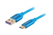 Kabel USB - Lanberg - USB-C cable - USB to USB-C - 1 m - CA-USBO-21CU-0010-BL
