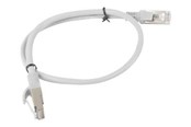 Kabel sieciowy - Lanberg patch cable - 50 cm - grey RAL 7035 - Szary - 0.5m - PCU6-10CC-0050-S