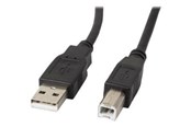 Kabel USB - Lanberg - USB cable - USB to USB Type B - 50 cm - CA-USBA-10CC-0005-BK