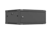 Szafa rack - Lanberg WF01 Series - rack - 600x600 flat pack with metal door - 4U - WF01-6604-00B