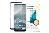 Telefon - szklo ochronne - Wozinsky Super Durable Full Glue Tempered Glass Full Screen Protector Frame Case Friendly Nokia G20 Black - 9111201934399