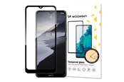 Telefon - szklo ochronne - Wozinsky Super Durable Full Glue Tempered Glass Full Screen With Frame Case Friendly Nokia 2.4 Black - 9111201934443