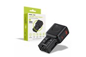 Telefon - Adapter i Ladowarka - Mobile Origin 35W Travel Adapter - EU/US/UK/AU PW25 - black - MO-PW25-BLK