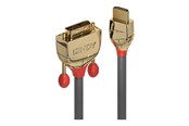 Kabel wyświetlacza - Lindy Gold Line adapter cable - HDMI / DVI - 3 m - 36196