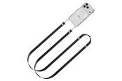 Smartwatch - akcesoria - Spigen Crossbody Lanyard Strap (Strap 1P + Connector 2P) DA30L - black - iPhone 17 Lanyard Case - AFA10614