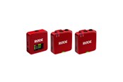 Mikrofon - Røde Wireless GO (Gen 3) - Czerwony - WIGOGEN3RED