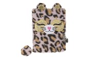 Przybory szkolne - Tinka DIARY PINK LEOPARD W/LOCK - 8-802180