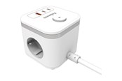 Kabel zasilajacy (zewnetrzny) - Fellowes Power Cube Type F - White - 100137168
