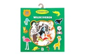 Materialy hobbystyczne - Wins Holland Wild Animals - 200 Removable Stickers - PT2331