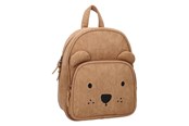 Przybory szkolne - Kidzroom Backpack Beary Excited - Corduroy - Brown - 030-00638