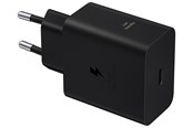 Telefon - Adapter i Ladowarka - Samsung 60W USB-C Power Adapter - Black - EP-T6010NBEGWW