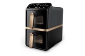 Urządzenia kuchenne - inne - Philips 4000 Series NA462 - double hot air fryer - black/dark grey - NA462/70