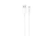 Kabel USB - Dudao L4ST USB-A / USB-C 5A 1m cable - white - 6976625331758