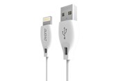Kabel USB - Dudao USB/Lightning Cable 2.4A 1m White (L4L 1m White) - 6976625335114