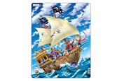 Puzzle - Selecta Play Larsen Jigsaw Puzzle The Pirate Ship 30 pcs. Podłoga - LA-US9