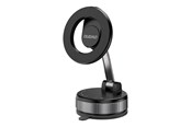 Telefon - Inne akcesoria - Dudao F24X MagSafe Compatible Car Mount with Suction Cup - Black - 6977196682850