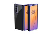 Tablet - pokrowce i etui - Hurtel Plating Case for Samsung Galaxy Z Fold 4 Cover with a Metallic Frame Blue - 9145576266953