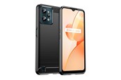 Telefon - Pokrowiec i etui - Hurtel Carbon Case for Realme C31 Flexible Silicone Carbon Cover Black - 9145576267622