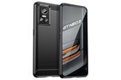Telefon - Pokrowiec i etui - Hurtel Carbon Case for Realme GT Neo 3 Flexible Silicone Carbon Cover Black - 9145576267646