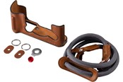 Akcesoria foto i wideo - SmallRig 5670 Leather Half Case Kit for FUJIFILM X-T30 / X-T30 II / X-T30 III Brown - 5670