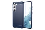 Telefon - Pokrowiec i etui - Hurtel Carbon Case for Samsung Galaxy S23+ Flexible Silicone Carbon Cover Blue - 9145576268544