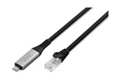 Kabel sieciowy - DIGITUS network cable - 15 m - black - Czarny - AK-300601-150-S