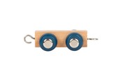 Zabawki drewniane - Small Foot - Wooden Letter Train Polar - Trailer - 12598