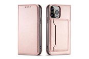 Telefon - Pokrowiec i etui - Hurtel Magnet Card Case for Samsung Galaxy S23 Flip Wallet Stand Pink - 9145576271063