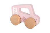 Samochody i pojazdy - Small Foot - Wooden Push Car Pink - 12709