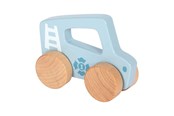 Samochody i pojazdy - Small Foot - Wooden Push Car Blue - 12710