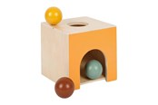 Zabawki dla niemowlat - Small Foot - Wooden Montessori Marble Box FSC - 12744