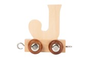 Zabawki dla niemowląt - Small Foot - Wooden Letter Train - J - 12 pieces - 7469-display12